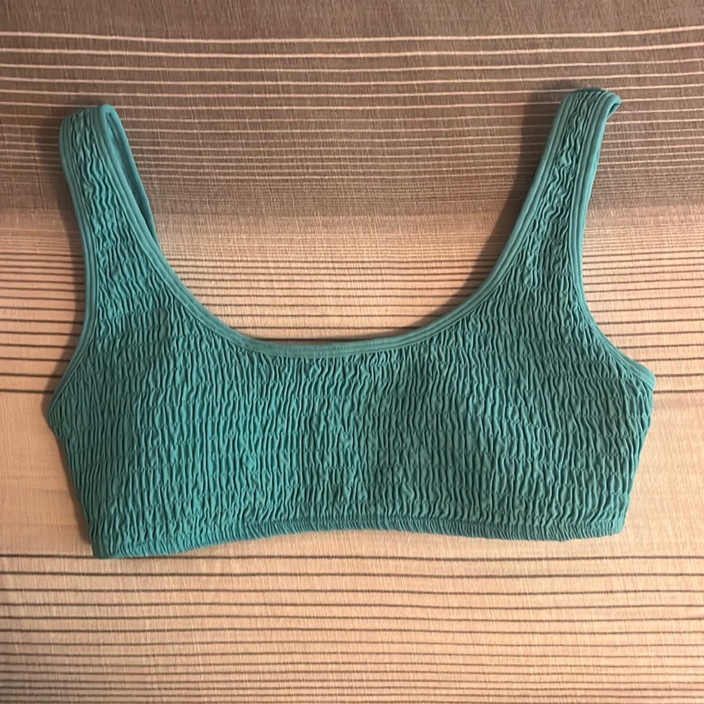 LSpace Blue Bikini Top